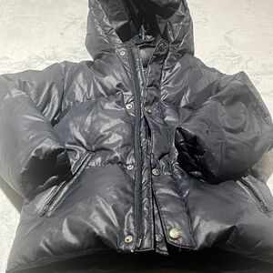 Toddler black Coat / pappa Ciccia 3T to 4T